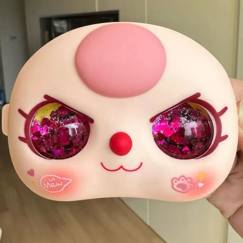 Baby Three 400% Replacement Face Eyes Set Gorgeous Flowing Sand Eyes Decoration Diy Face Shell For Exquisite Accessories Toys