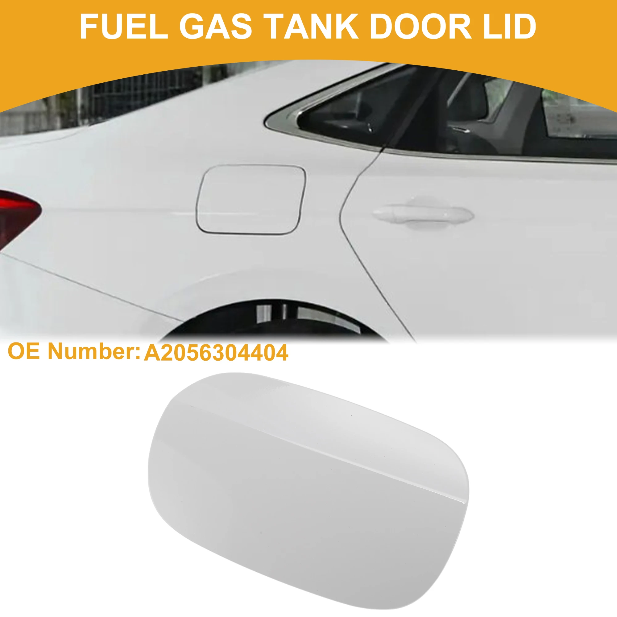 

UXCELL Крышка дверцы топливного бака для Mercedes-Benz E200 15-19 Тип зажима No A2056304404 Белый