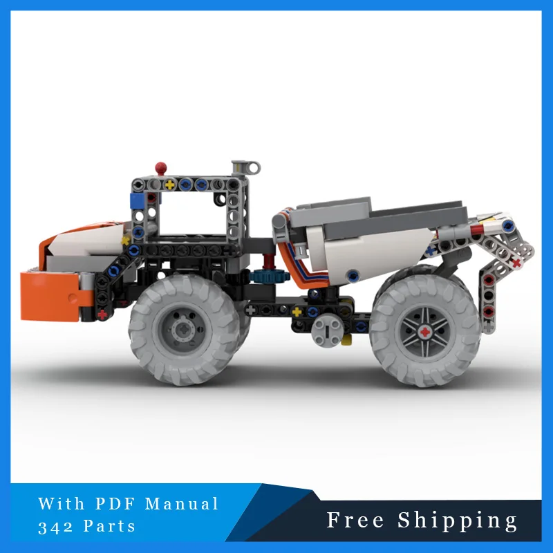 342 PCS Creative Cool Truck Technical Building Blocks Bricks Model Education DIY Assembly Toys For Kids Christmas Birthday Gifts