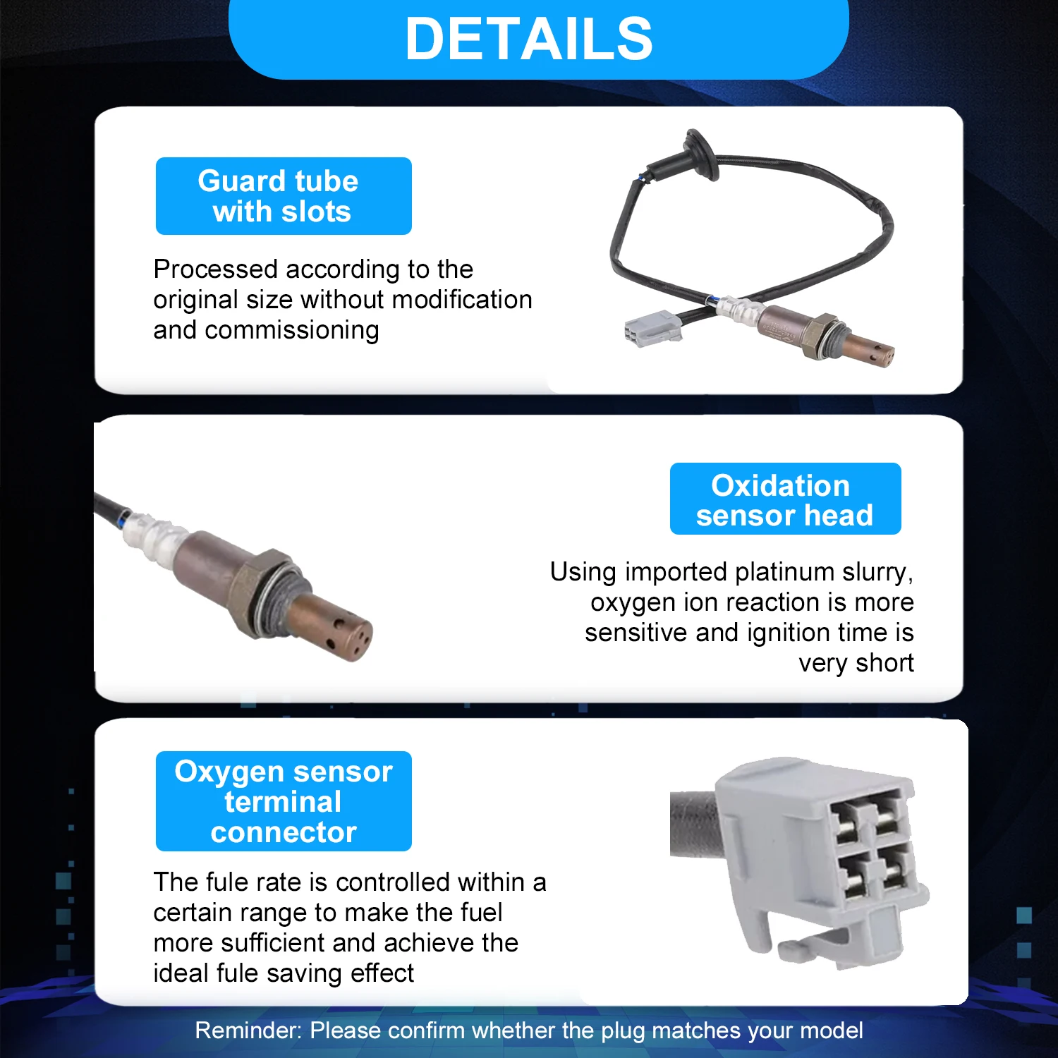 New 89465-12620 Lambda Oxygen Sensor For TOYOTA COROLLA VERSO 1.6 1.8 2002 2003 2004 2005 2006 2007 2008 2009 8946512620