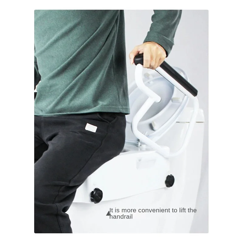 

2025 Rehabilitation Care Portable Elderly Toilet Heightening and Removable Armrest Toilet Chair Disabled Toilet SeaNEW
