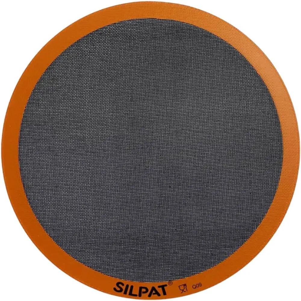 

Authentic Premium Pizza Silicone Mat, 16 Inch Diameter, Non-Stick