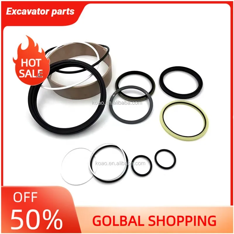 

For pc Bulldozers D275A-2 Compatible 707-98-64400 7079864400 Ripper Cylinder Seal Kit"