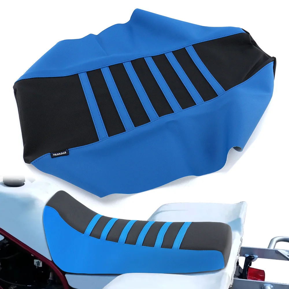 

Кожаный полосатый чехол на сиденье с захватом для Yamaha Blaster 200 YFS200/YFS200SE/YFS 200 1988-2006, нескользящий чехол на сиденье мотоцикла