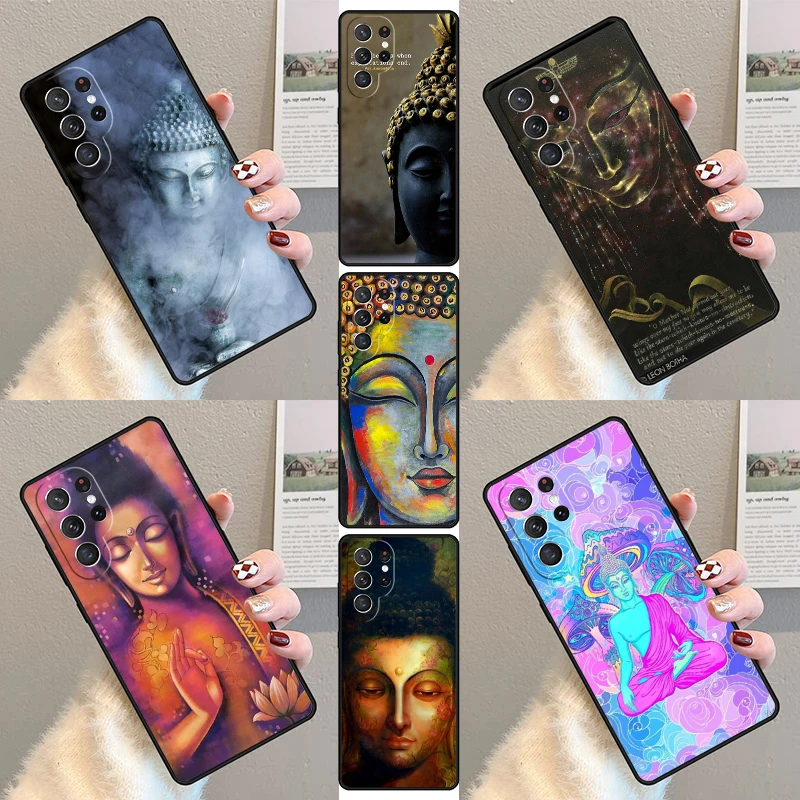 

Чехол для телефона Buddha Art для Samsung Galaxy S23 S21 S20 FE S24 S25 S22 Ultra Note 10 20 Plus, силиконовый чехол