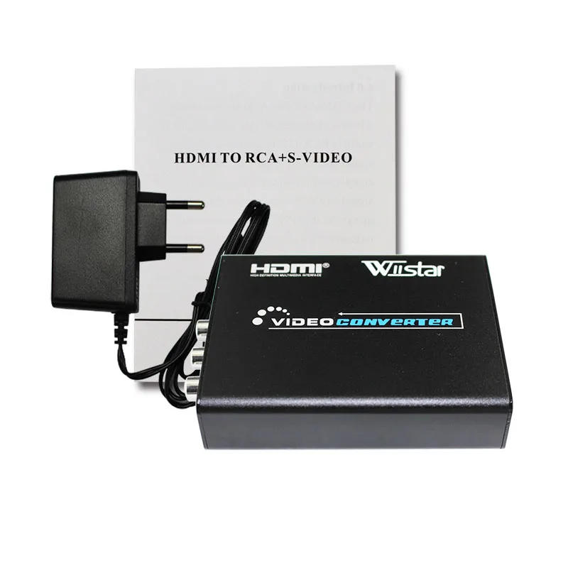 BEST SOLUTION VS8812 HDMI to AV/Svideo Video Converter HDMI 2 RCA/SVIDEO+S VIDEO Switcher Adaptor 1080P HD  Free Shipping