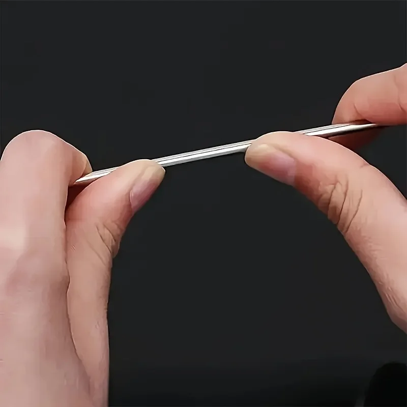 Handnähnadeln für den Hausgebrauch, Stahlnadeln mit großem Öhr, Sticknadeln, kein Einfädeln nötig, ideal zum Quilten und zur Reparatur von Kleidung. – Detail 5