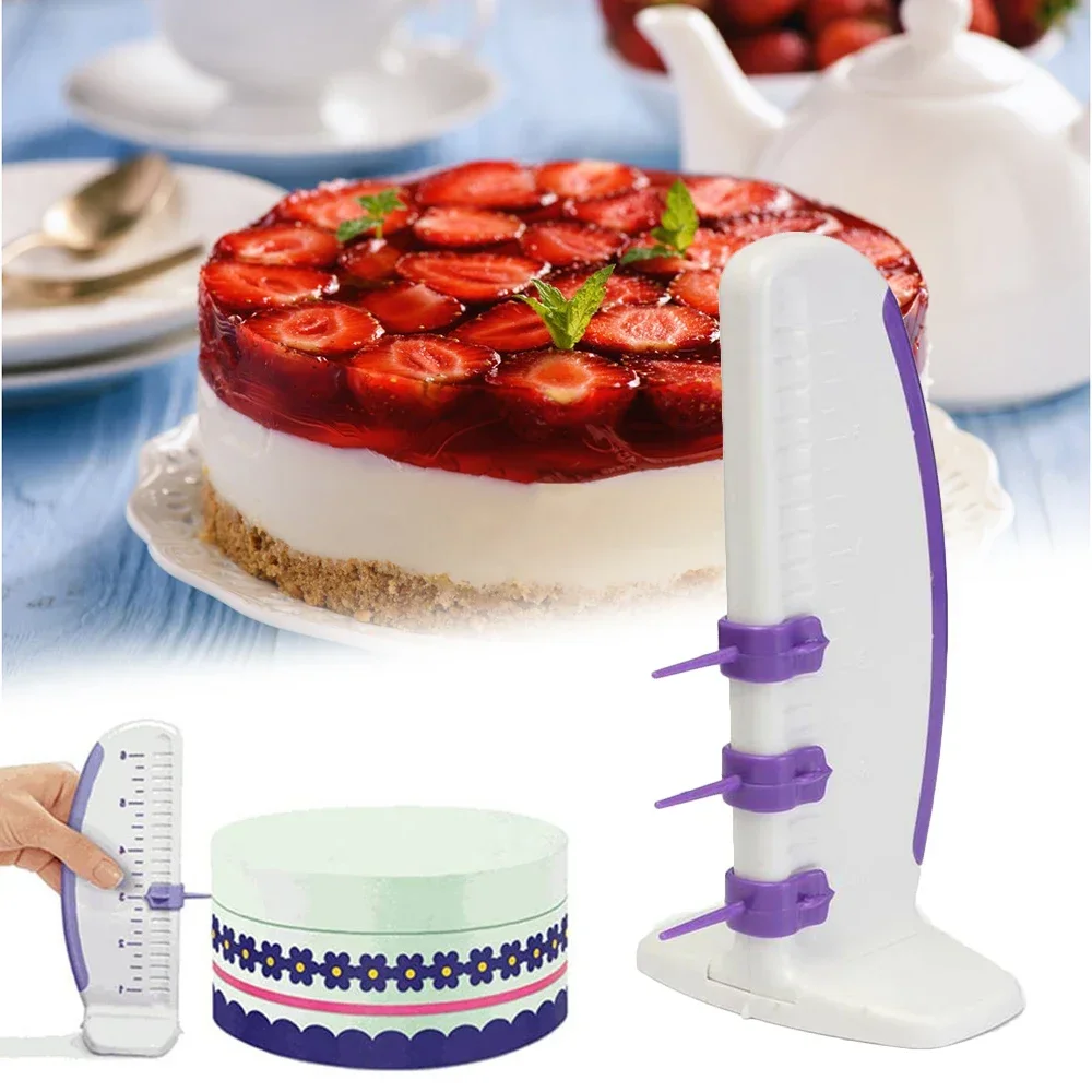 Food Grade Plastic Cake Ruler Cake Marker Decorative Ruler Leveler Decorator Garland Border Baking Cake Decorating Tools