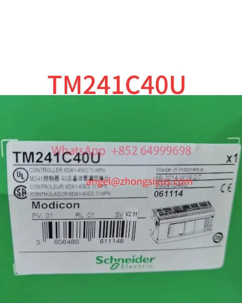 New TM241C40U PLC controller