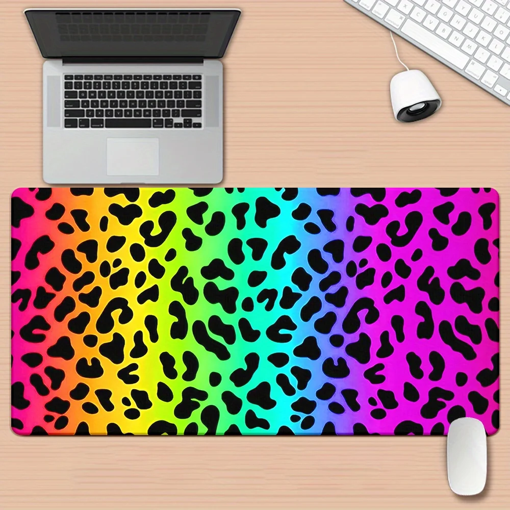 Brand Leopard Print HD Printed Pad Multi Functional XXL Mousepad Keyboard Gaming Office Computer PC Gamer Desk Mat