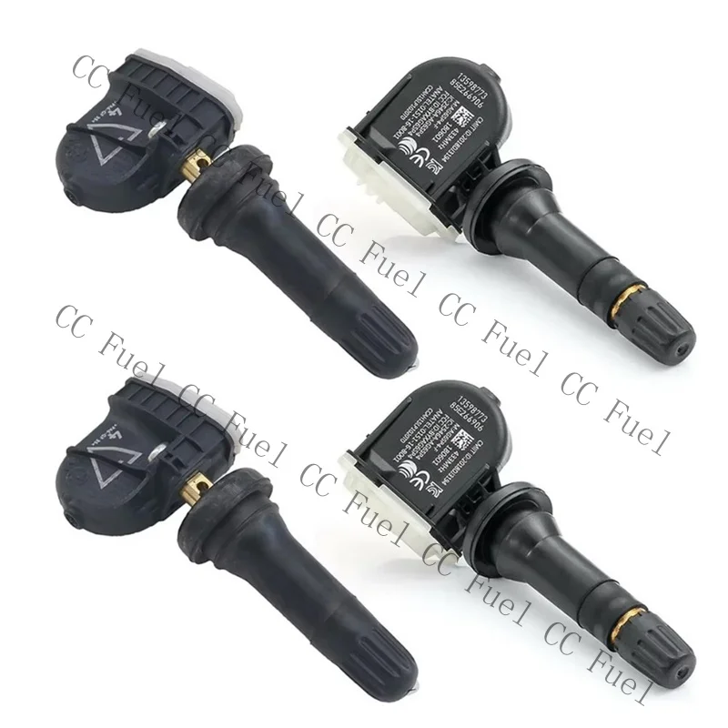 C+ 4x Tire Pressure Sensors 433MHz TPMS 13598773 For Chevrolet GMC Cadillac Buick
