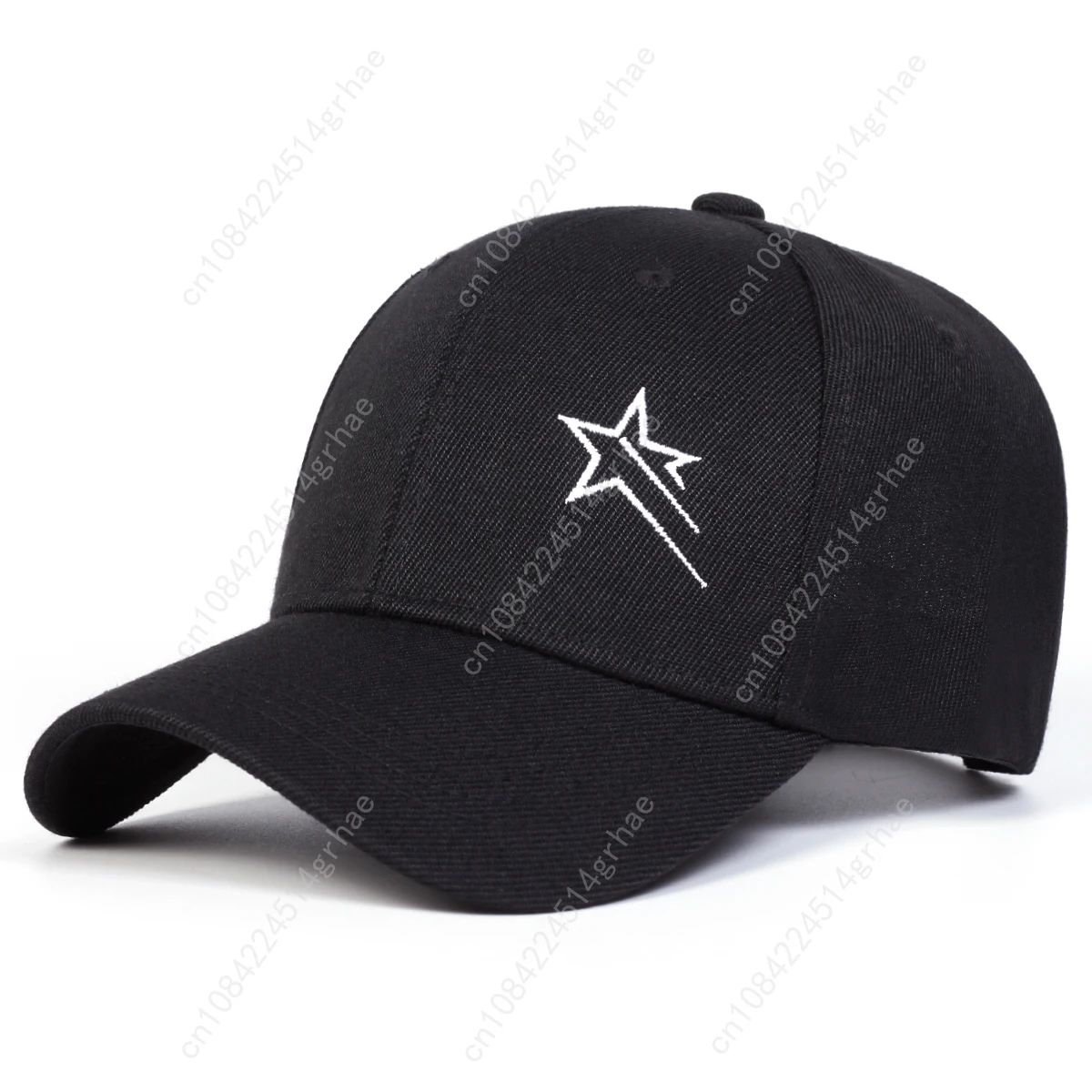 Unisex Five-pointed Star Embroidery Baseball Caps Spring and Autumn Outdoor Adjustable Casual Hats Hip Hop Hat Sunscreen Hat