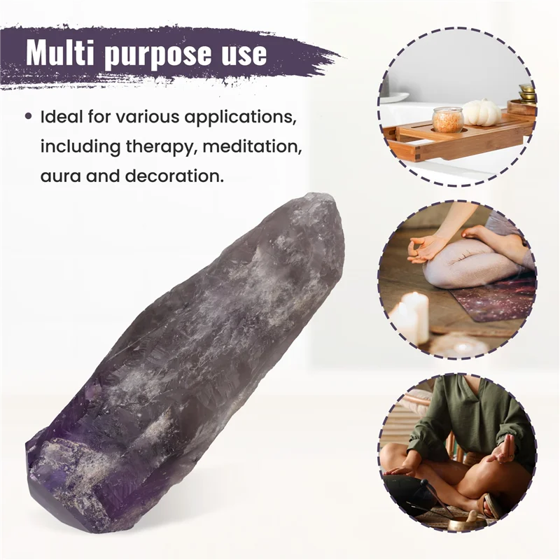 

EYFL-Uruguayan Amethystcrystal String Shi Yingstick-Home Decoration Mineral Specimen,