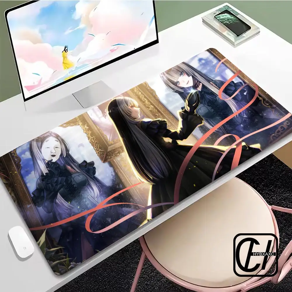 J Juufuutei raden Mouse Pad Large Keyboard Mouse Desk Pad Non-slip Rubber Gaming Mouse Pad Laptop Mouse Carpet