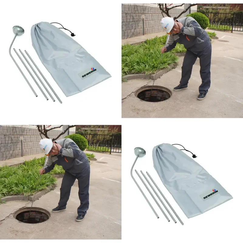 W50 Sectioned Mechanical Listening Stick Universal Industrial Metal Detector for Pre-locating Water Leaks in Pipes and