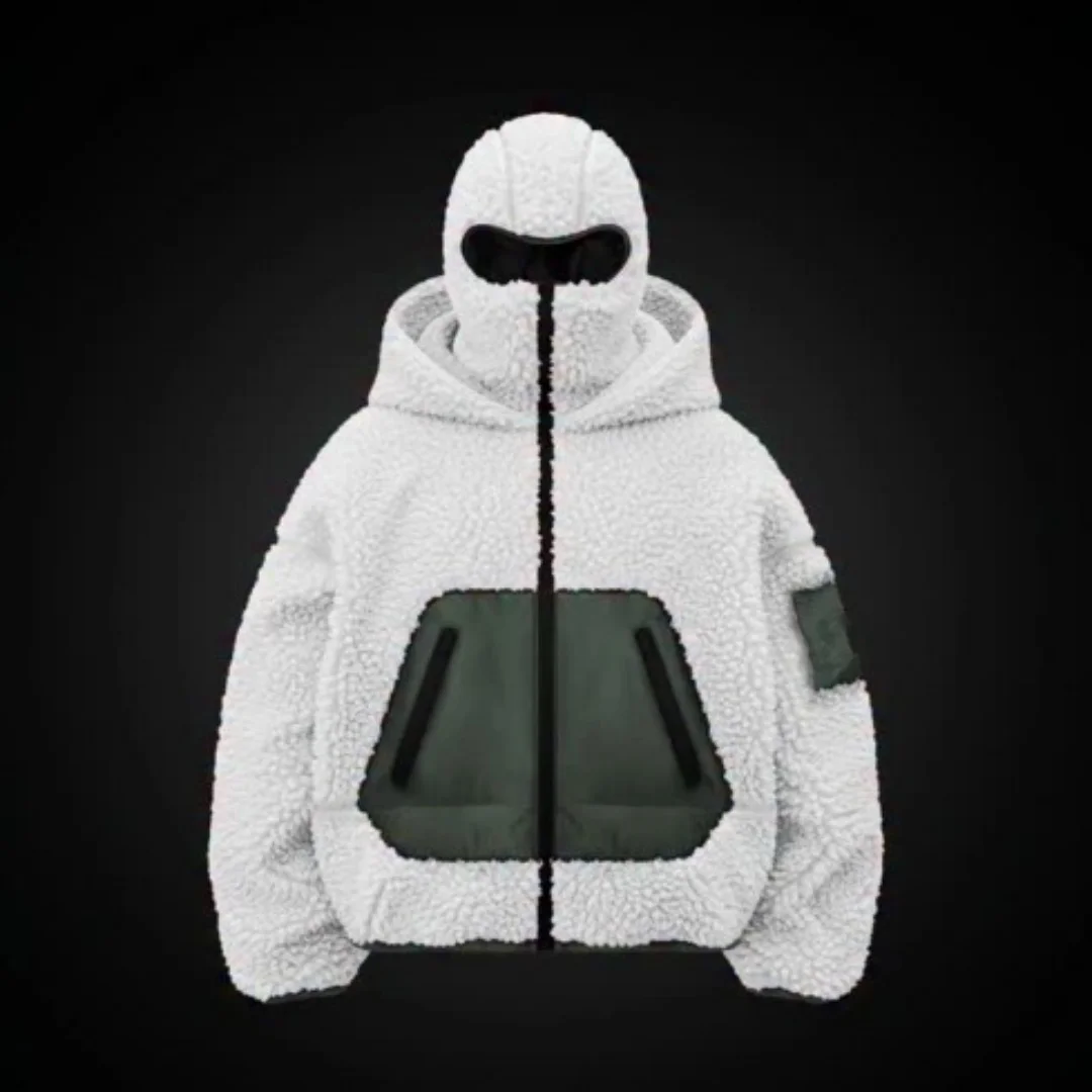 

Mens Womens Color Block Stand Collar Jacket With Fleece Lining And Embroidered Letters Hood For Warm Autumn Winter Y2K Style