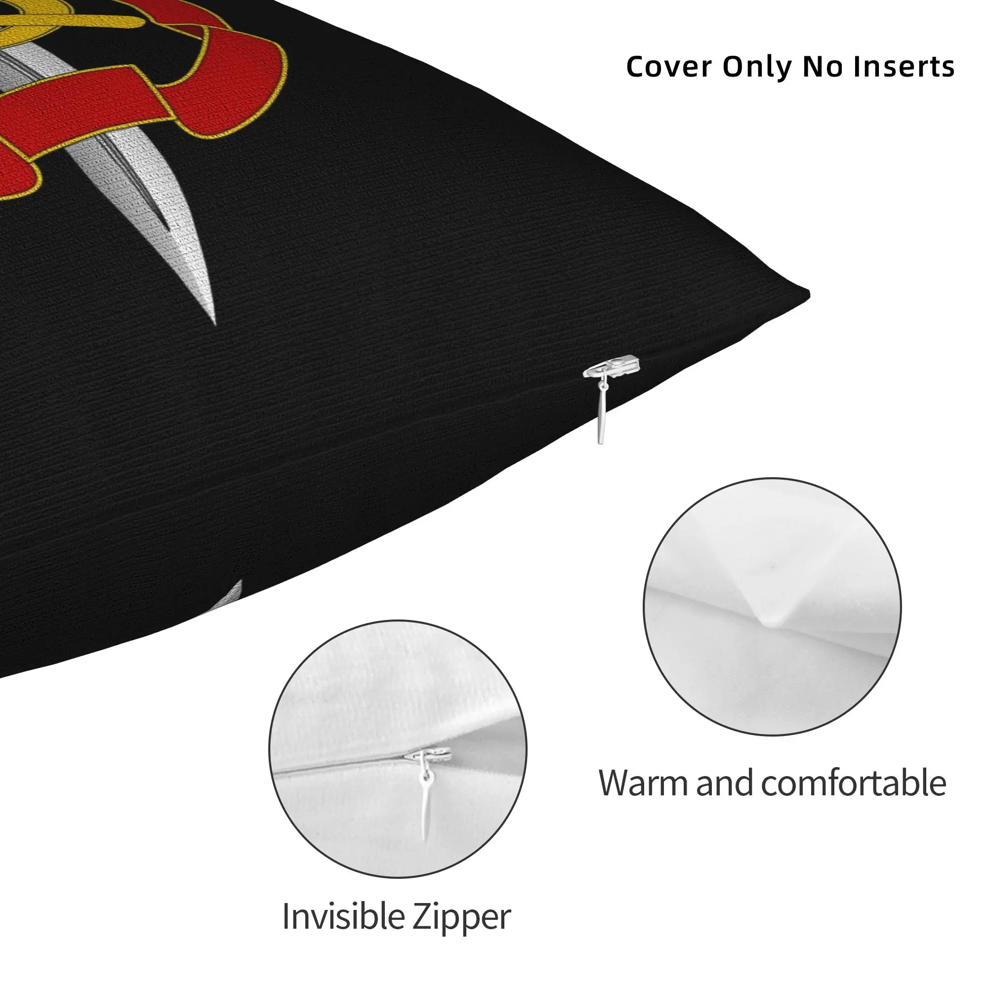 Printed USSR Soviet Union Russian CCCP Pillowcase Polyester Cushion Cover Decor Hammer Sickle Pillow Case Cover Seater Square