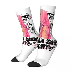 Karol G Bichota Season 2023 Men Women Round neck Socks Cycling Novelty Spring Summer Autumn Winter Stockings Gift