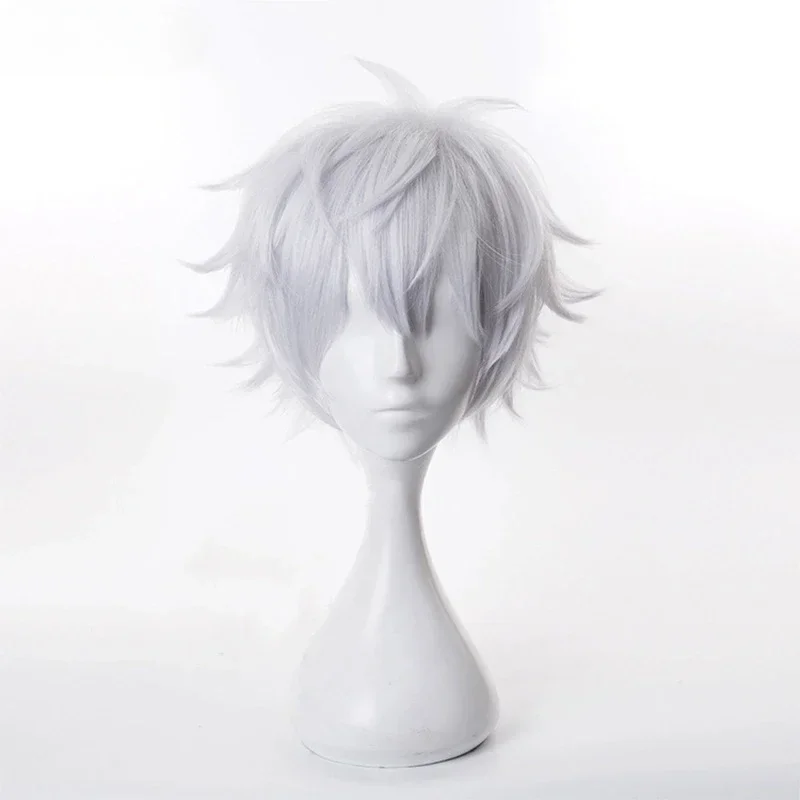 Anime Gojo Satoru Cosplay Uniform Jujutsu Kaisen Gojo Satoru Cosplay Costume High School Uniform Wig Suit Halloween Costumes image 3