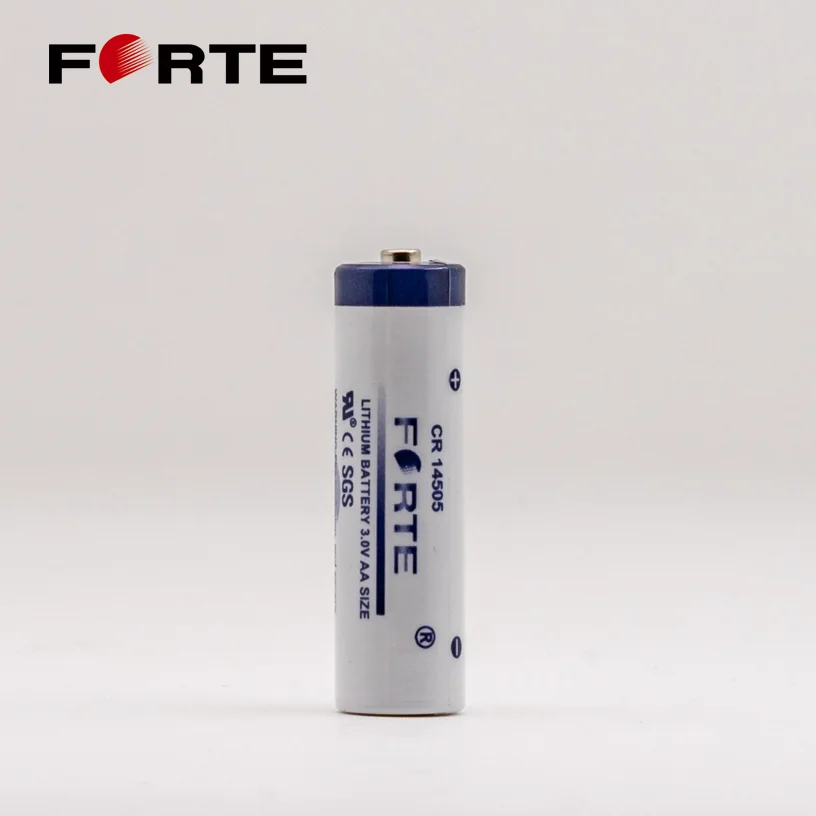 3.0V Non-Rechargeable AA Battery Primary Cr14505 Spriral Type Li-Mno2 Battery for Smart Meter