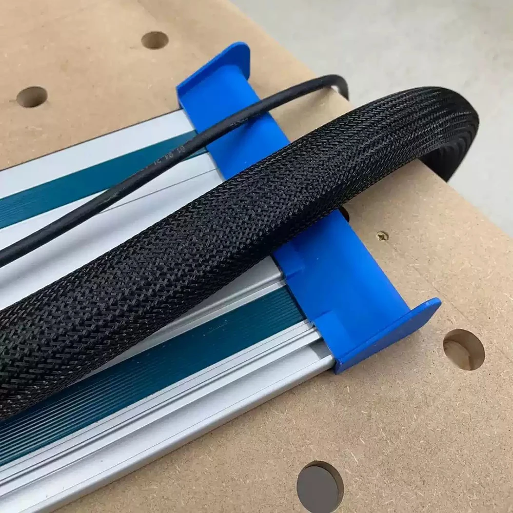 2pc/Set For Guide Rail Protective Caps, Prevent Cable and Extractor Suction Hose Deflector, For Track Saw Rails Accessory