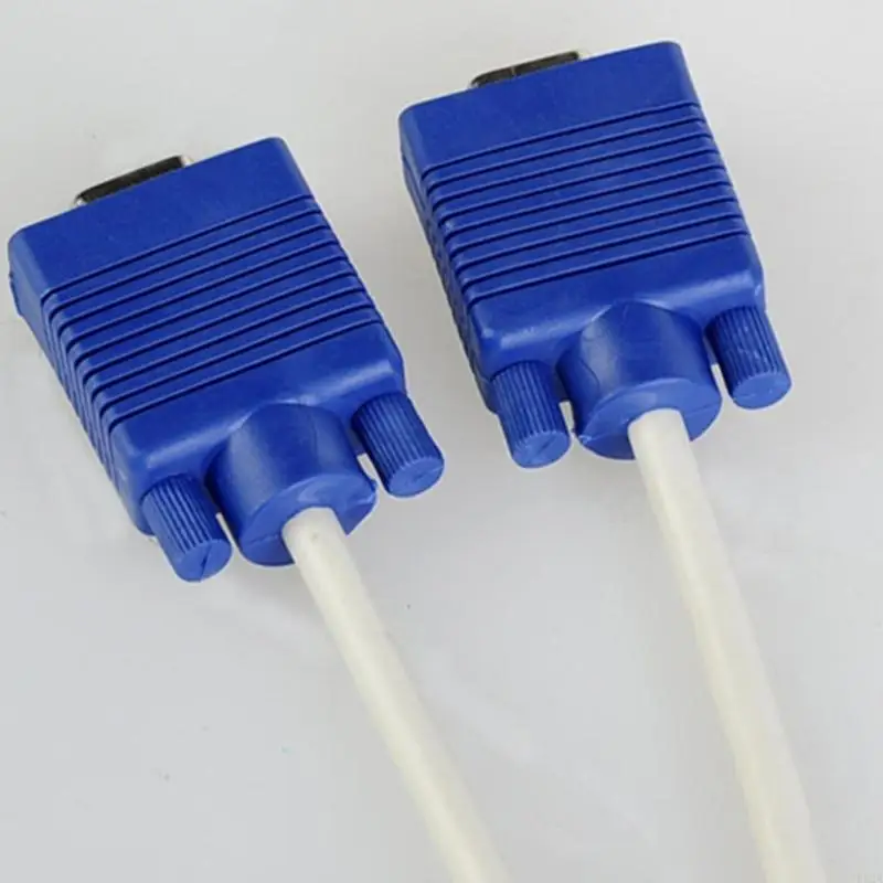 F92A دقة عالية 1080p VGA 1 ذكر إلى 2 سلك محول كابل الفيديو للإناث للمراقب المزدوج والأسلاك بسهولة