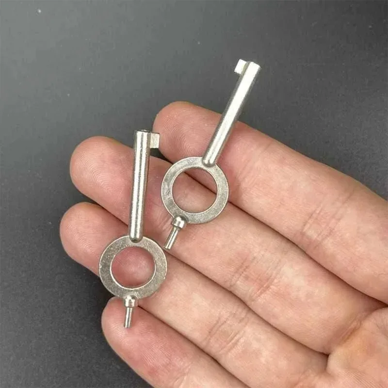 

1PCS American Style Universal Flat Key Blank Special Key Handcuff Lock Key Zinc Alloy Keychain Stainless Steel Lock Picking Kits