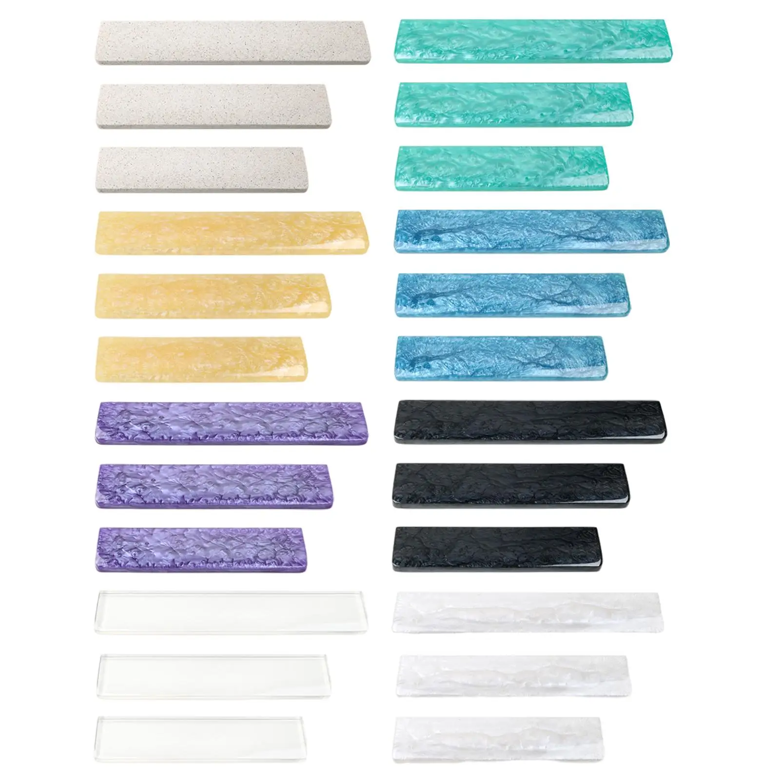 Bantalan Sandaran Pergelangan Tangan Resin Bantalan Pergelangan Tangan Mudah Mengetik untuk Rumah Gaming Editor