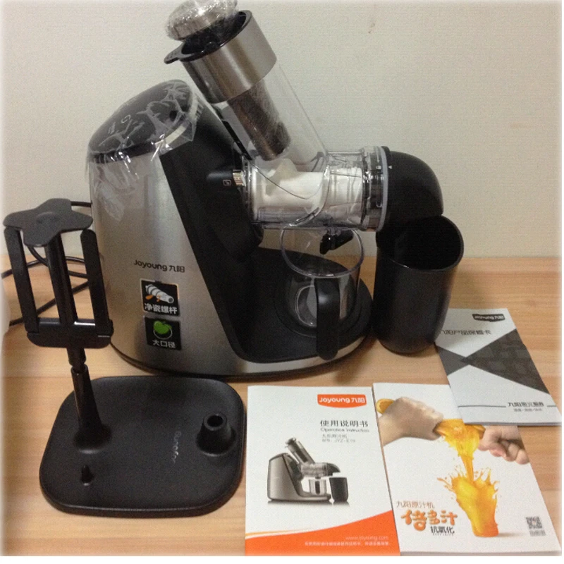 เครื่องคั้นน้ําผลไม้ไฟฟ้า Juice Extractor คั้นน้ําผลไม้ช้าในครัวเรือนสกรูเครื่องคั้นน้ําผลไม้สแตนเลสเครื่องคั้นน้ําผลไม้เครื่องปั่น