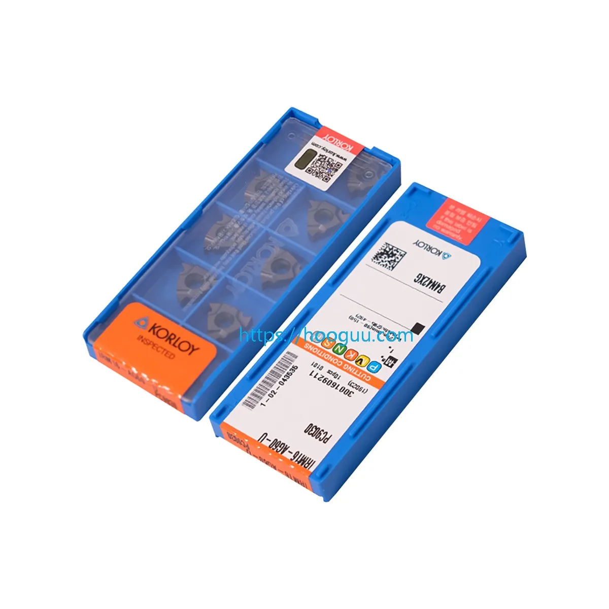 Korloy IRM16 Carbide Threading Insert ISO 14W AG60-U PC9030 For CNC Lathe Thread Machining 10pcs