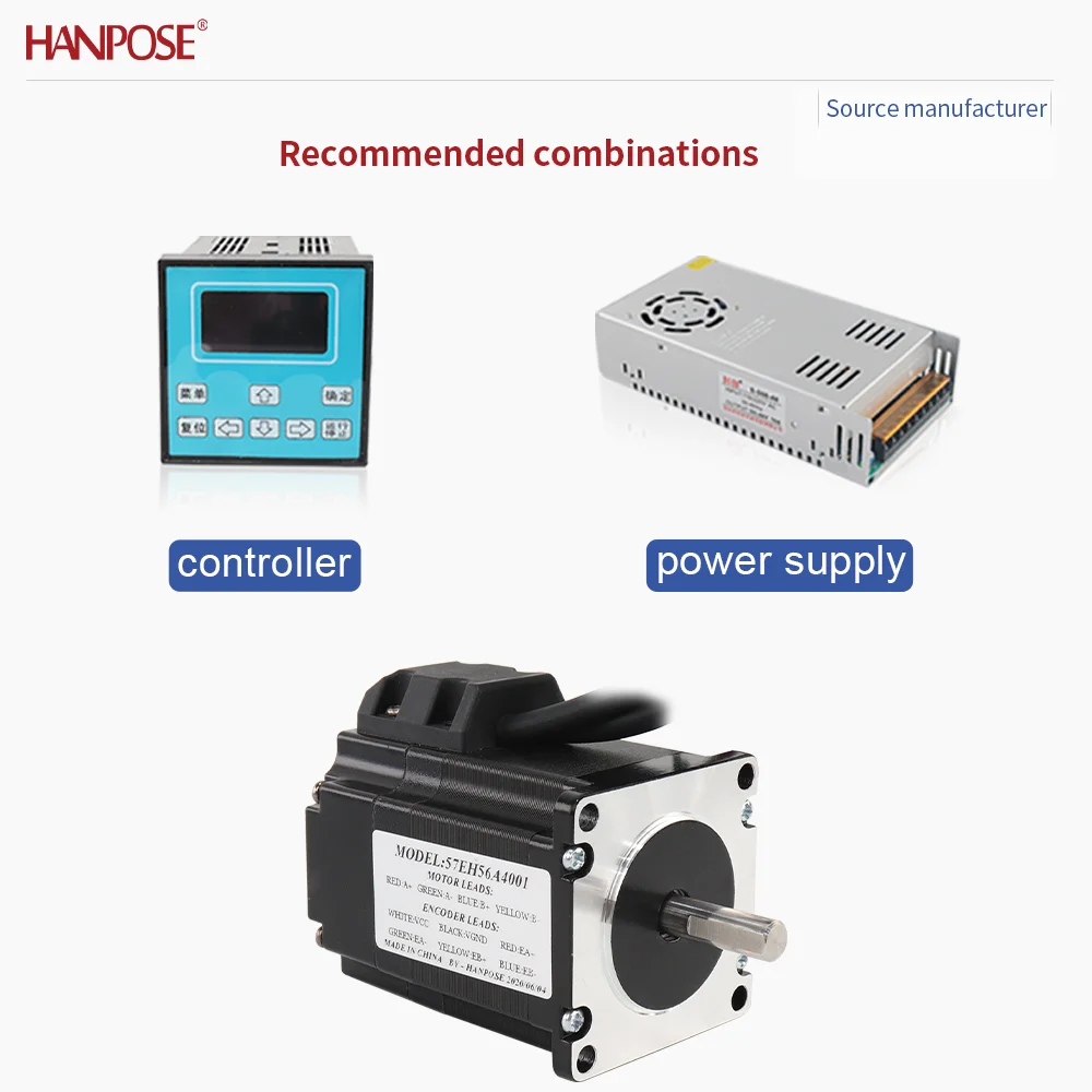 

closed-loop stepper motor NEMA23 57EH56A4001 4.0A 2.0V real-time coordinate reading, no step loss, stable operation