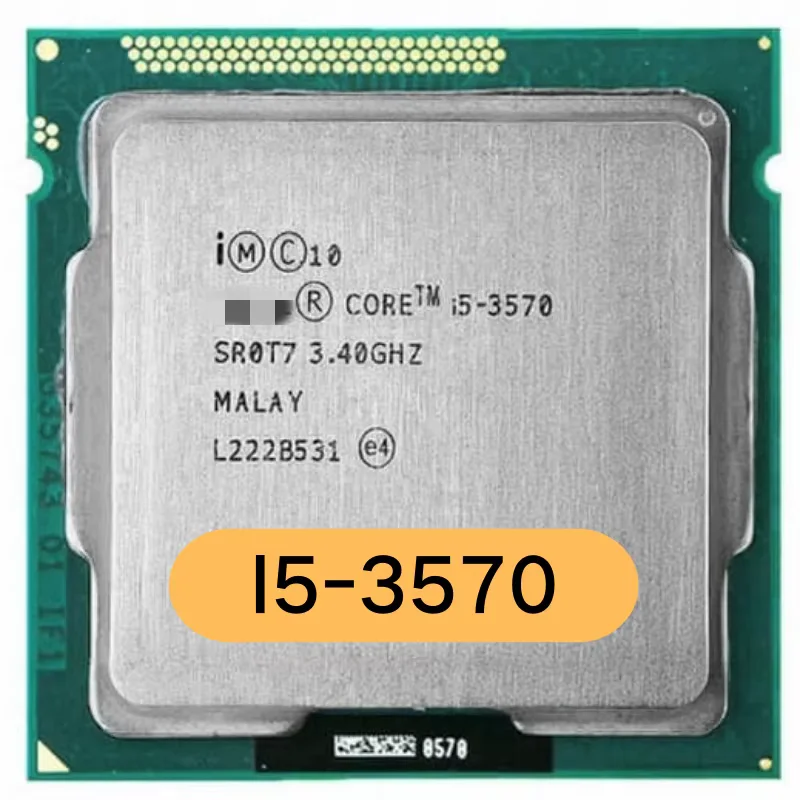 Free Shipping I5 3570 CPU Processor Quad-Core 3.4Ghz /L3=6M/77W Socket LGA 1155 Desktop CPU i5-3570 (working 100%)