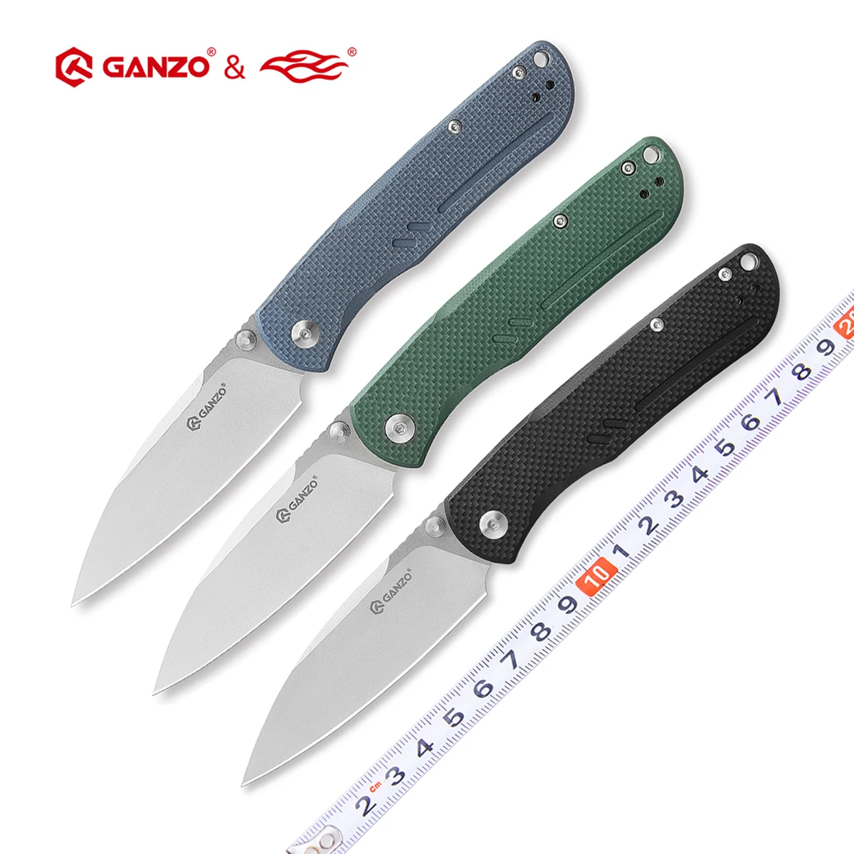 60HRC FBknife Coltello Ganzo G771 modello D2 lama G10 Maniglia Coltello pieghevole Strumento di sopravvivenza Coltello tascabile Strumento tattico da campeggio esterno