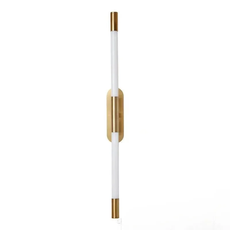 

Long LED background wall wall lamp Nordic hotel model room living room corridor bedroom bedside wall lamp