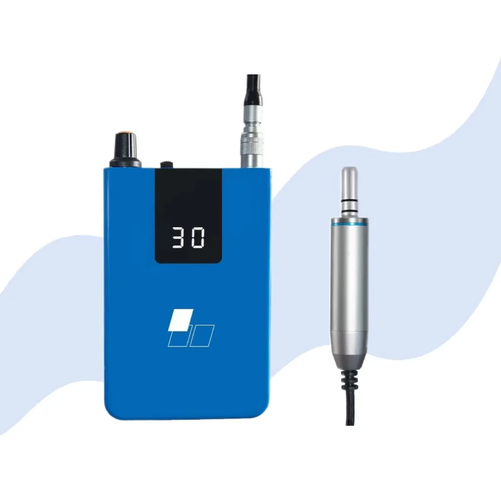 

Dentals Lab Portable Rechargeable Brushless Handpiece Micromotor LCD Screen E Type Brushless Micromotor Nails Drill