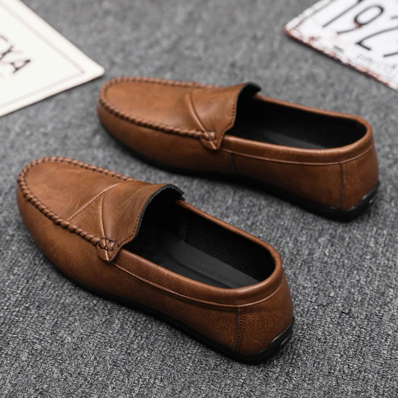 Luxurious Men\'s Shoes Moccasins Loafer Shoes Men Casual Leather Office Shoes Mens Slip on Shoes Mens Dress Shoes