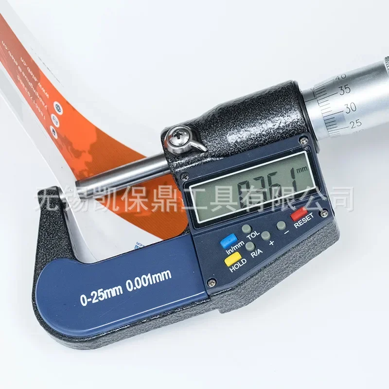 Utility Instrument Digital Outer Diameter Micrometer 0-25mm Spiral Micrometer Digital Caliper Micrometer