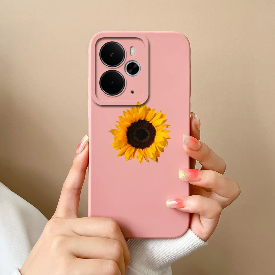 ل ممن لهم Realme 14 14T 5G جراب هاتف موضة الاتجاه فتاة نمط لينة السلس السائل سيليكون سوبر للصدمات حماية كاملة يغطي
