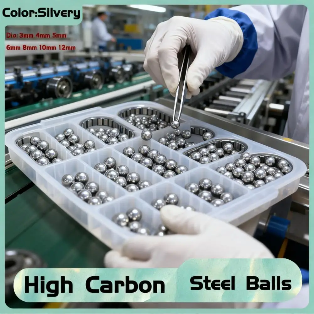 

High Precision Bearing Steel Round Balls Bicycle New Dia 3mm 4mm 5mm 6mm 8mm 10mm 12mm Accessories Brand High Carbon Steel Ball