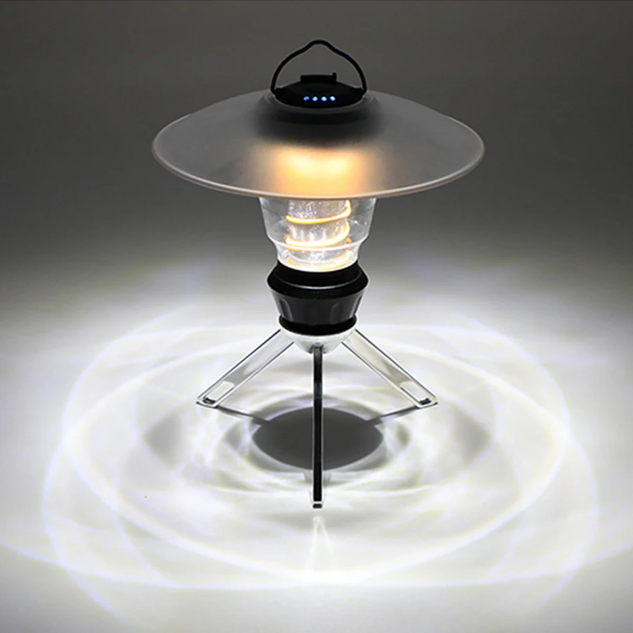 Multi Functional Retro Camping Light Camping Tent Outdoor USB Charging Led Hurricane Lamp Warm White Light Portable Light