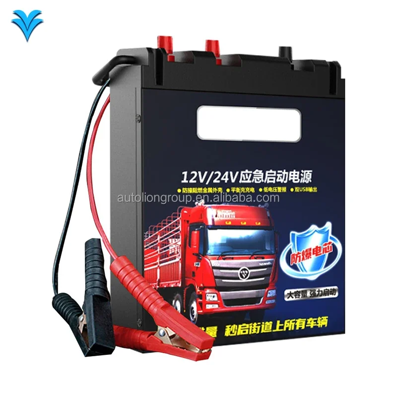 12V/24V Car Truck Jump Starter Portable Car Battery Booster Peak 4000A 268000mAh Auto Starting Device