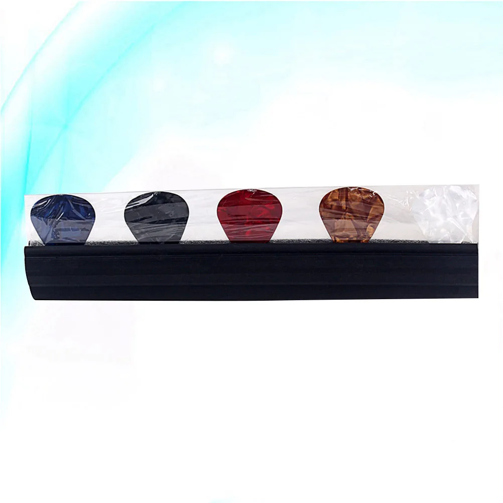 

Pick Clip Guitar Holder Accessory Stand Variety Thick Picks Clamp with Plectrum