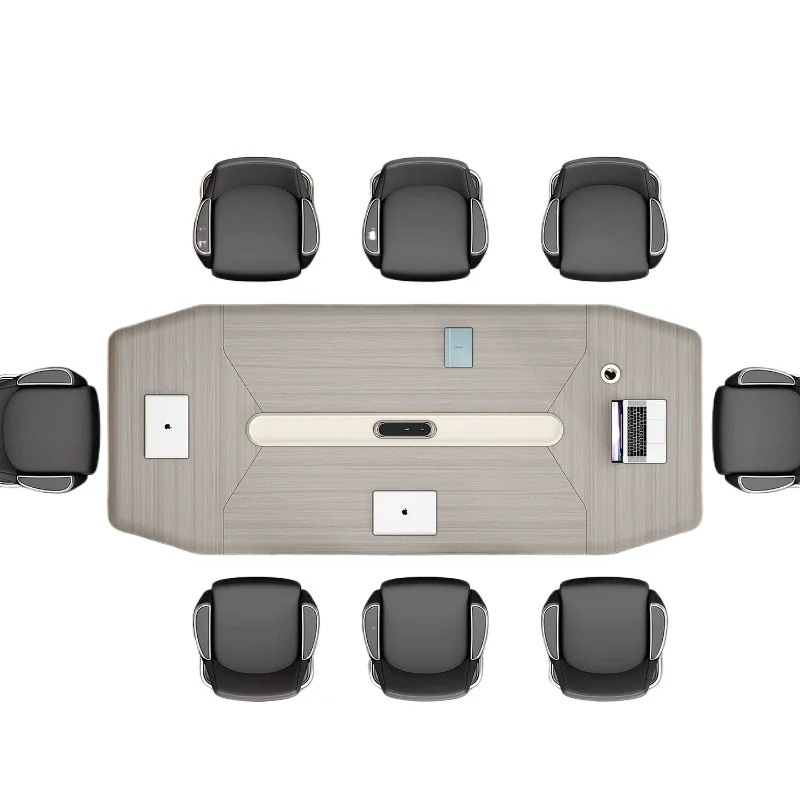 

Large and medium-sized negotiation table and chair combination