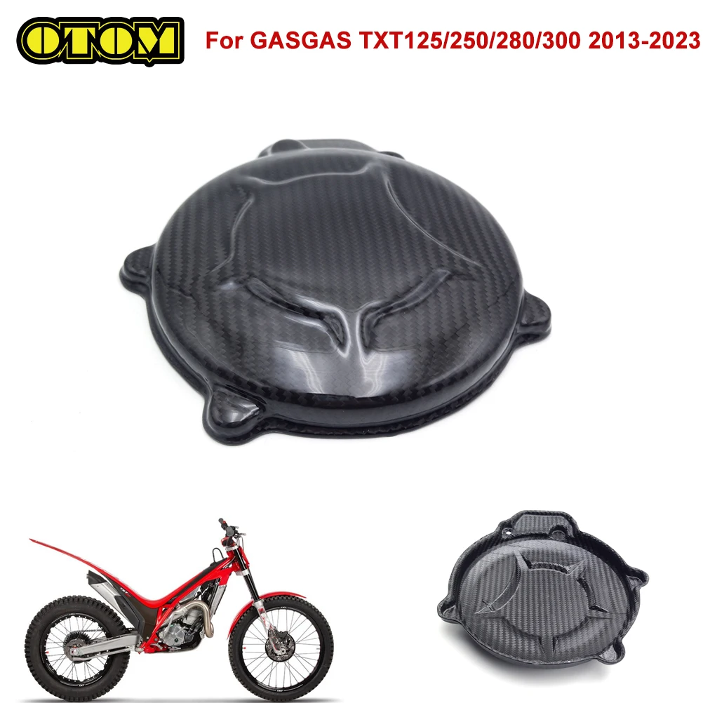 

For GASGAS Motorcycle Magnetic Motor Stator Ignition Cover Carbon Fiber Guard Protector TXT 125/250/280/300 2013-2023 Dirt Bike