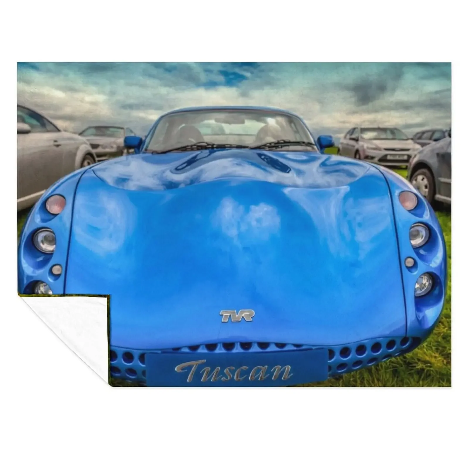 

TVR Tuscan British Sports Car Throw Blanket Cute Vintage for sofa Thermals For Travel Blankets
