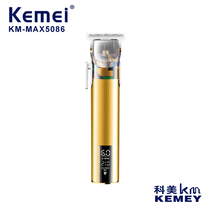 THE NEW Kemei Km-Max5086 Type-c Charging Interface Led Digital Display 2000 Mah Battery Capacity Baby Hair Trimmer