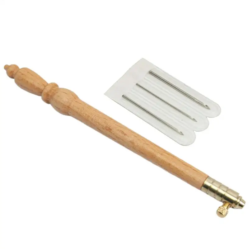 Crochet Needle Kit Beech Wood Embroidery Hoo With 3 Needles K Includes Tambour Crochet Hook Tambour Hook Bead Embroidery Kit For