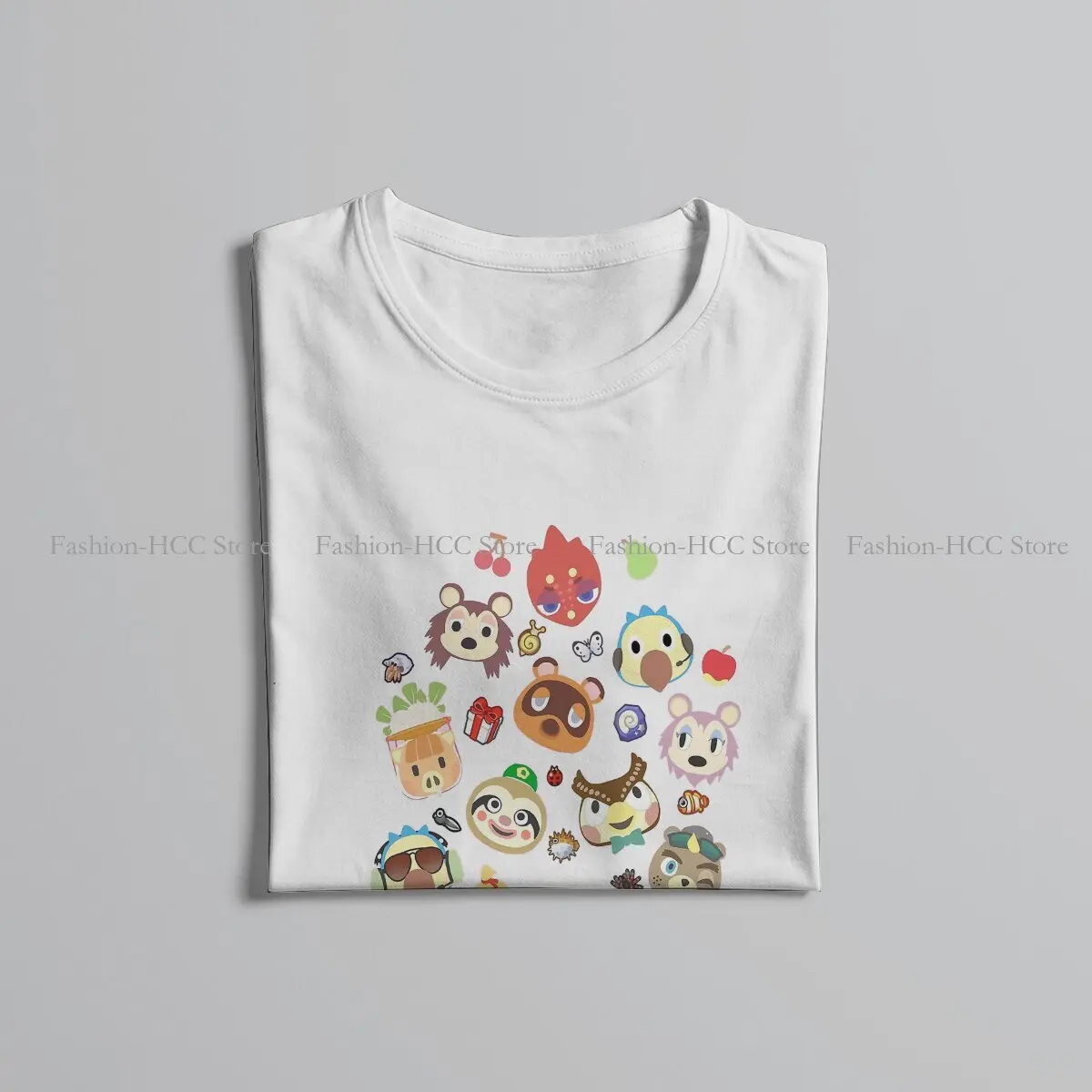 Cute Villagers O Neck TShirt Animal Crossing：Pocket Camp Original Polyester T Shirt Men Clothes