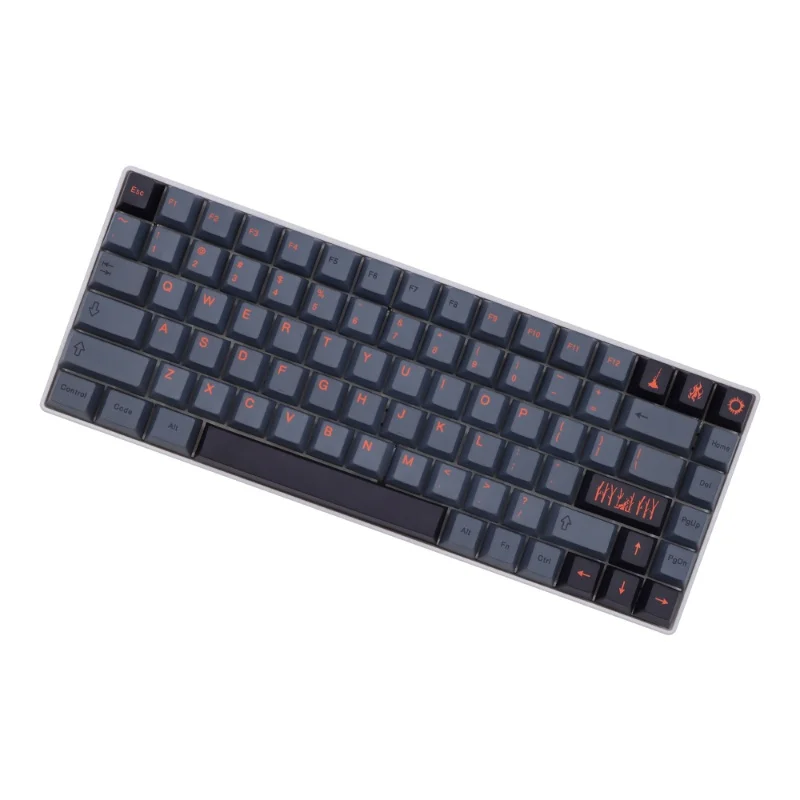 Capuchons de touches de clavier mécanique Cinder, thème anglais japonais, sublimation thermique PBT, compatible avec Gmk, Original Factory 402