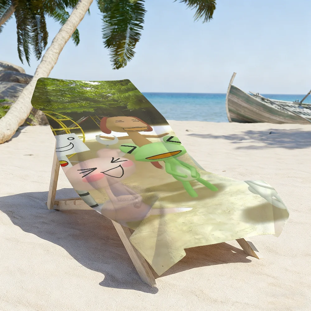 Toro Inoue Cute Cartoon Towel Soft Pool Gift For Travel Gym Shower Camping Quick Dry Sports Large Beach Towels
